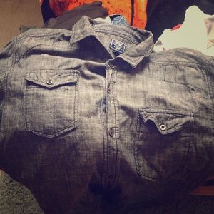 A button down Black Jack shirt